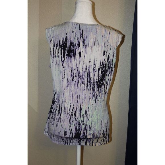 Calvin Klein Abstract Print Sleevless Top - Picture 3 of 9